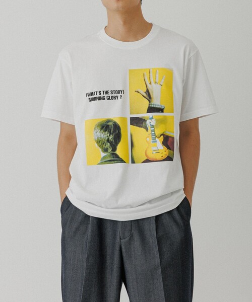 ADAM ET ROPE'（アダムエロペ）の「【oasis　10Culture / ADAM ET ROPE'】Morning Glory Members Design TSH（Tシャツ/カットソー・メンズ・グレー系その他/グレー/ホワイト/ライトグレー・XL/M/L）」の5枚目の写真