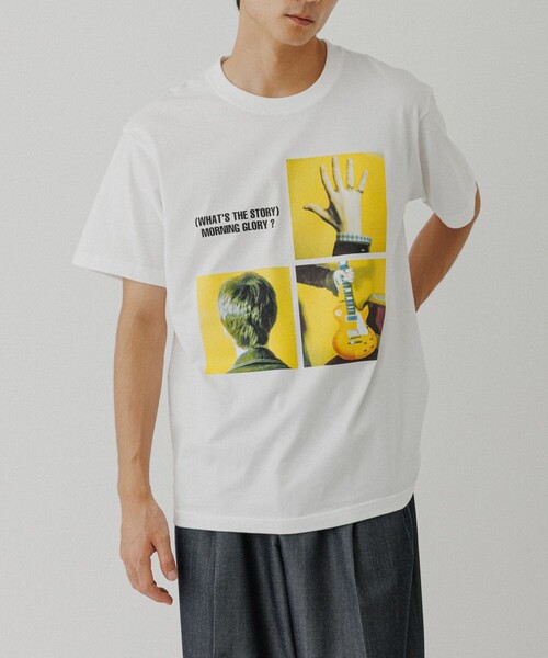 ADAM ET ROPE'（アダムエロペ）の「【oasis　10Culture / ADAM ET ROPE'】Morning Glory Members Design TSH（Tシャツ/カットソー・メンズ・グレー系その他/グレー/ホワイト/ライトグレー・XL/M/L）」の6枚目の写真