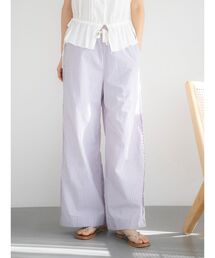 Ungrid | カットオフデザインストライプラフパンツ(その他パンツ)