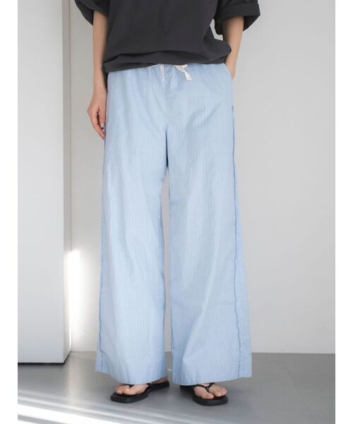 Ungrid（アングリッド）の「カットオフデザインストライプラフパンツ（その他パンツ・レディース・パープル/ブルー・FREE）」の18枚目の写真