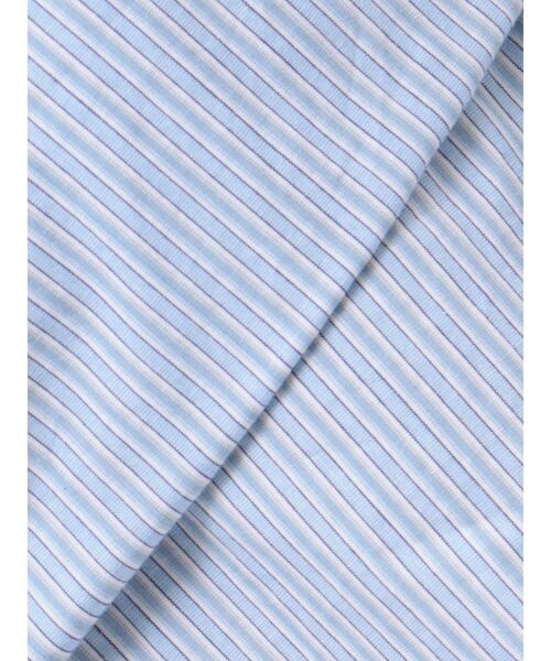 Ungrid（アングリッド）の「カットオフデザインストライプラフパンツ（その他パンツ・レディース・パープル/ブルー・FREE）」の4枚目の写真