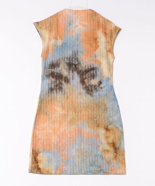 Desigual(デシグアル)の「タイダイリブニットミニワンピース(ワンピース・レディース・ブラウン・XS/S/M/L/XL)」の3枚目の写真