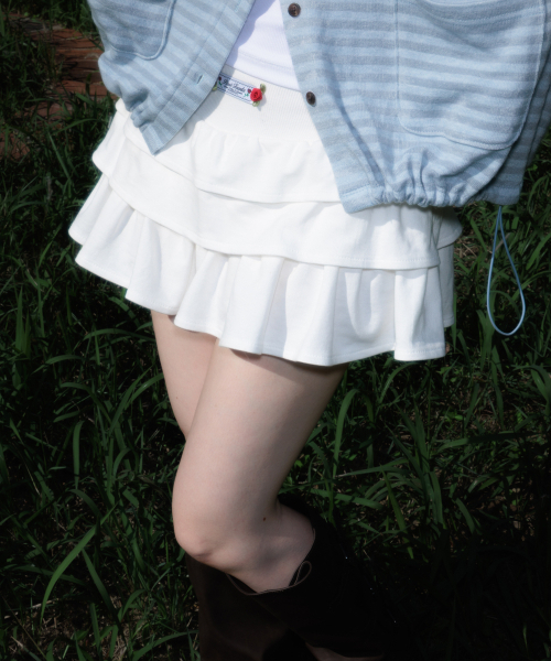 ROSEFRANTZ（ロゼフランツ）の「Stripe Heart Hood Cardigan [Sky Blue]（パーカー・レディース・スカイブルー・OS）」の14枚目の写真