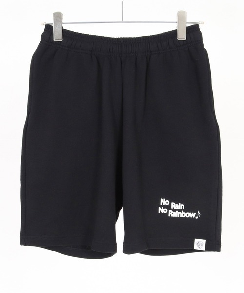No Rain No Rainbow(ノーレインノーレインボー)の「mp14819-logo printed sweat shorts スウェットショートパンツ(NR26S-16)(その他パンツ・メンズ・ブラック/インディゴブルー/アッシュ・L/M/XL/S)」の22枚目の写真