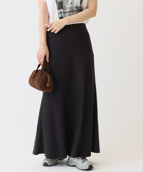 JOURNAL STANDARD(ジャーナルスタンダード)の「ラミーコットンツイルスカート(スカート・レディース・ブラック系その他/ホワイト×ホワイト・FREE)」の8枚目の写真