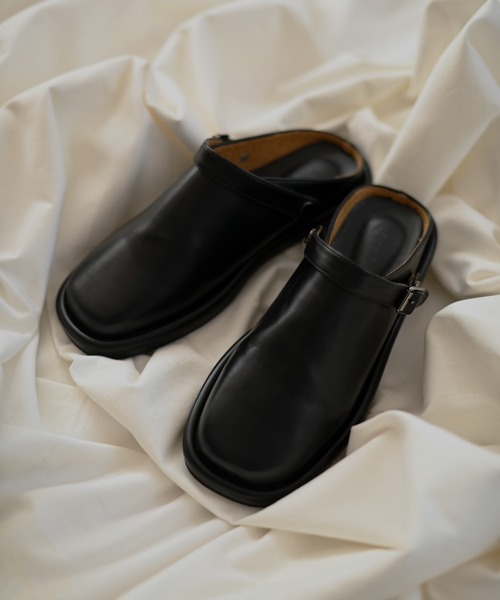 Marient（マリエント）の「Clog belt shoes / クロッグベルトシューズ（サンダル・レディース・ブラック・23.5cm/23.0cm/24.0cm）」の7枚目の写真