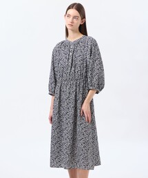 MACKINTOSH PHILOSOPHY | バイカラーフラワープリントワンピース(ワンピース)