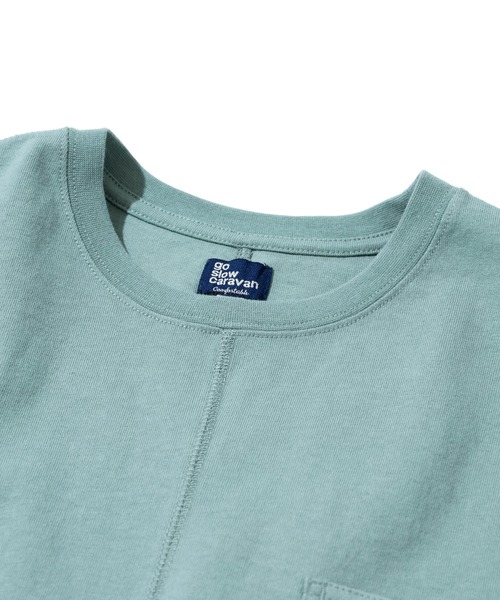 go slow caravan(ゴースローキャラバン)の「USA/C ラウンドヘムTEE W(Tシャツ/カットソー・レディース・ブラック/グリーン/イエロー/ホワイト・FREE)」の21枚目の写真