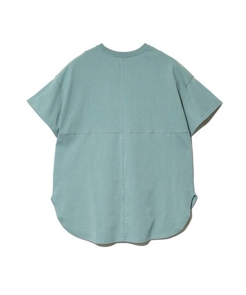 go slow caravan(ゴースローキャラバン)の「USA/C ラウンドヘムTEE W(Tシャツ/カットソー・レディース・ブラック/グリーン/イエロー/ホワイト・FREE)」の6枚目の写真