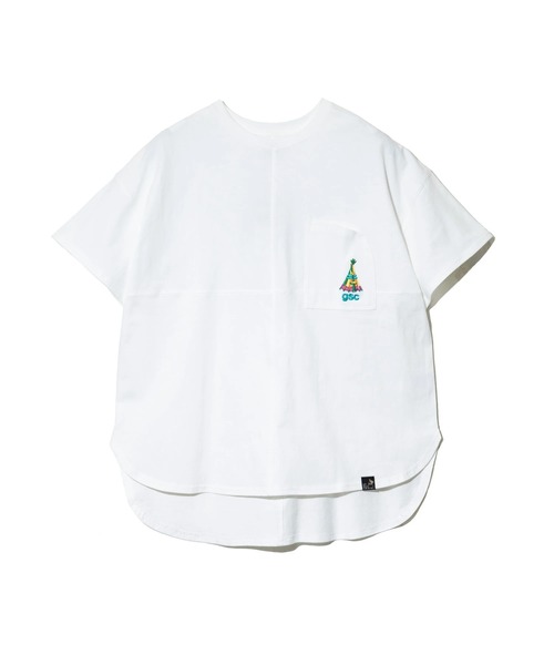 go slow caravan(ゴースローキャラバン)の「USA/C ラウンドヘムTEE W(Tシャツ/カットソー・レディース・ブラック/グリーン/イエロー/ホワイト・FREE)」の15枚目の写真