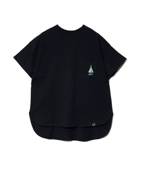 go slow caravan(ゴースローキャラバン)の「USA/C ラウンドヘムTEE W(Tシャツ/カットソー・レディース・ブラック/グリーン/イエロー/ホワイト・FREE)」の19枚目の写真