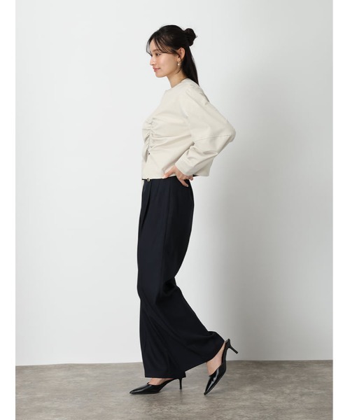 fifth（フィフス）の「コクーンダブルジップブルゾン（ブルゾン・レディース・アイボリー/ブラック・M）」の8枚目の写真