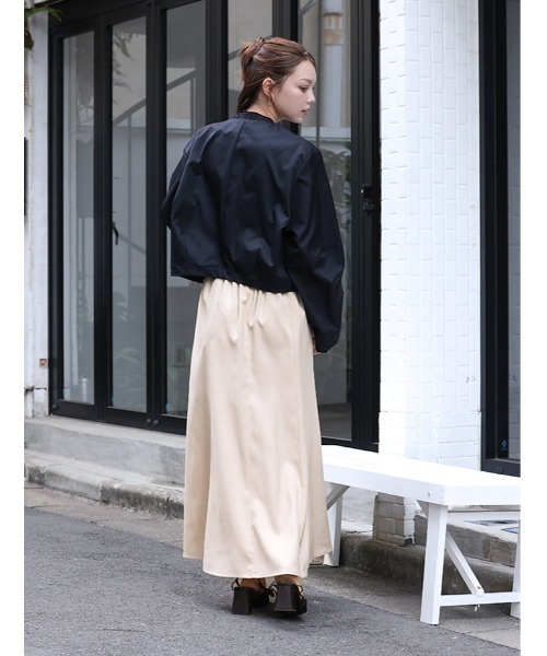 fifth（フィフス）の「コクーンダブルジップブルゾン（ブルゾン・レディース・アイボリー/ブラック・M）」の14枚目の写真