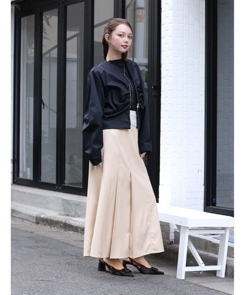 fifth（フィフス）の「コクーンダブルジップブルゾン（ブルゾン・レディース・アイボリー/ブラック・M）」の15枚目の写真