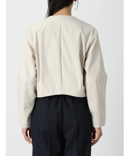 fifth（フィフス）の「コクーンダブルジップブルゾン（ブルゾン・レディース・アイボリー/ブラック・M）」の18枚目の写真