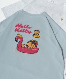 2026SS sanrio/サンリオ キャラクター フロント/バック サガラ刺繍 半袖Tシャツ