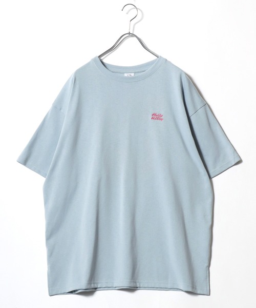 sanrio(サンリオ)の「2026SS sanrio/サンリオ キャラクター フロント/バック サガラ刺繍 半袖Tシャツ(Tシャツ/カットソー・レディース・ホワイト/サックスブルー/スミクロ/アッシュグレー・L/M)」の11枚目の写真