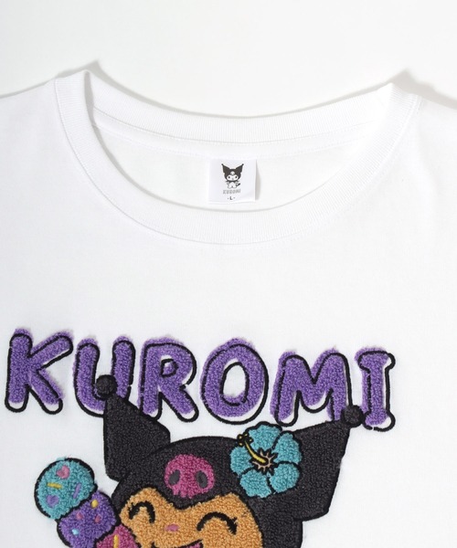 sanrio(サンリオ)の「2026SS sanrio/サンリオ キャラクター フロント/バック サガラ刺繍 半袖Tシャツ(Tシャツ/カットソー・レディース・ホワイト/サックスブルー/スミクロ/アッシュグレー・L/M)」の13枚目の写真
