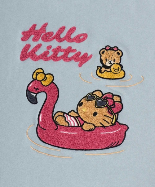 sanrio(サンリオ)の「2026SS sanrio/サンリオ キャラクター フロント/バック サガラ刺繍 半袖Tシャツ(Tシャツ/カットソー・レディース・ホワイト/サックスブルー/スミクロ/アッシュグレー・L/M)」の20枚目の写真