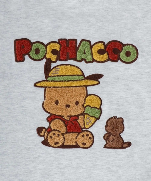 sanrio(サンリオ)の「2026SS sanrio/サンリオ キャラクター フロント/バック サガラ刺繍 半袖Tシャツ(Tシャツ/カットソー・レディース・ホワイト/サックスブルー/スミクロ/アッシュグレー・L/M)」の22枚目の写真