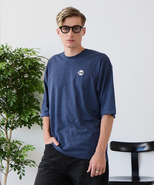 JEANS MATE（ジーンズメイト）の「【ZERO STAIN/ゼロステイン】汗染みの目立ちにくいTシャツ ZEROSTAIN ロゴ アニマル バックプリント オーバーサイズTシャツ 防汚 UVカット 綿タッチ・厚手（Tシャツ/カットソー・メンズ・ホワイト系その他2/ブラック系その他2/ブルー系その他/ホワイト系その他・X-LARGE/LARGE/MEDIUM）」の14枚目の写真