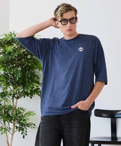 JEANS MATE（ジーンズメイト）の「【ZERO STAIN/ゼロステイン】汗染みの目立ちにくいTシャツ ZEROSTAIN ロゴ アニマル バックプリント オーバーサイズTシャツ 防汚 UVカット 綿タッチ・厚手（Tシャツ/カットソー・メンズ・ホワイト系その他2/ブラック系その他2/ブルー系その他/ホワイト系その他・X-LARGE/LARGE/MEDIUM）」の16枚目の写真