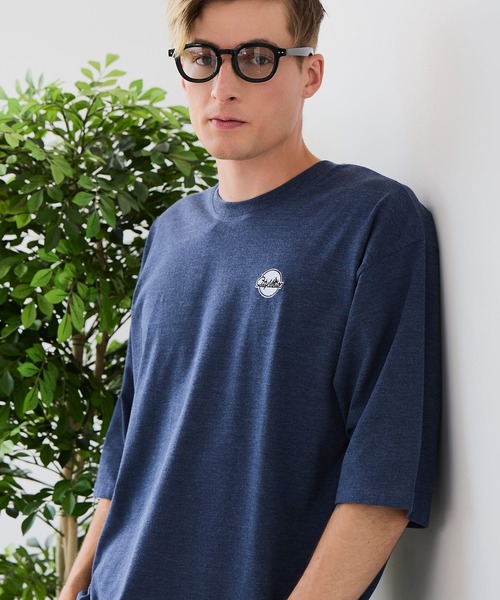 JEANS MATE（ジーンズメイト）の「【ZERO STAIN/ゼロステイン】汗染みの目立ちにくいTシャツ ZEROSTAIN ロゴ アニマル バックプリント オーバーサイズTシャツ 防汚 UVカット 綿タッチ・厚手（Tシャツ/カットソー・メンズ・ホワイト系その他2/ブラック系その他2/ブルー系その他/ホワイト系その他・X-LARGE/LARGE/MEDIUM）」の7枚目の写真