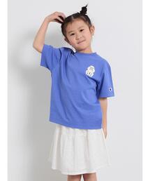 Samansa Mos2 Lagom（サマンサモスモスラーゴム）の「【Champion】さがら刺繍Tシャツ（Tシャツ/カットソー）」