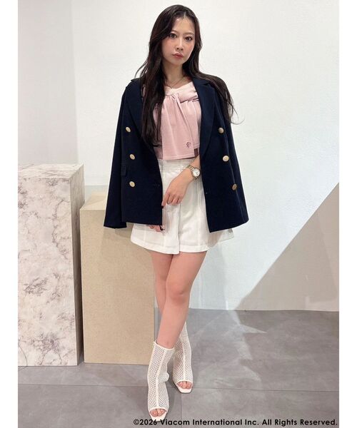 MERCURYDUO(マーキュリーデュオ)の「【EMILY IN PARISコラボ】レイヤードライクツイストニット(ニット/セーター・レディース・ピンク・FREE)」の21枚目の写真