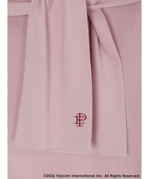 MERCURYDUO(マーキュリーデュオ)の「【EMILY IN PARISコラボ】レイヤードライクツイストニット(ニット/セーター・レディース・ピンク・FREE)」の7枚目の写真