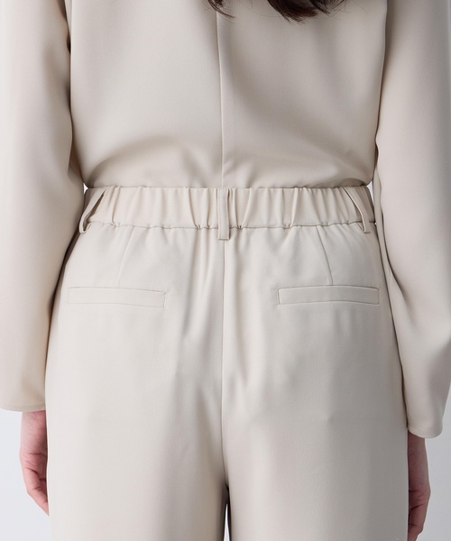 A/C DESIGN BY ALPHA CUBIC（エーシーデザインバイアルファキュービック）の「ストレッチジョーゼットストレートパンツ【接触冷感・UVカット・吸水速乾・セットアップ対応・大きいサイズあり】（その他パンツ・レディース・ブラック/ベージュ/ネイビー・61/64/67/70/73/76）」の17枚目の写真