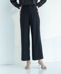 A/C DESIGN BY ALPHA CUBIC | ストレッチジョーゼットストレートパンツ【接触冷感・UVカット・吸水速乾・セットアップ対応・大きいサイズあり】(その他パンツ)