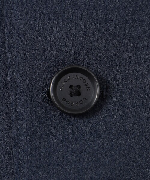 MACKINTOSH LONDON(マッキントッシュ ロンドン)の「【FLEX JERSEY】ハウンドトゥースサッカージャージージャケット(テーラードジャケット・メンズ・ダークネイビー/ライトグレー・36/38/40)」の12枚目の写真