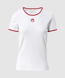 MARINE SERRE | MOON LOGO BICOLOR JERSEY BABY FIT T-SHIRT(Tシャツ/カットソー)
