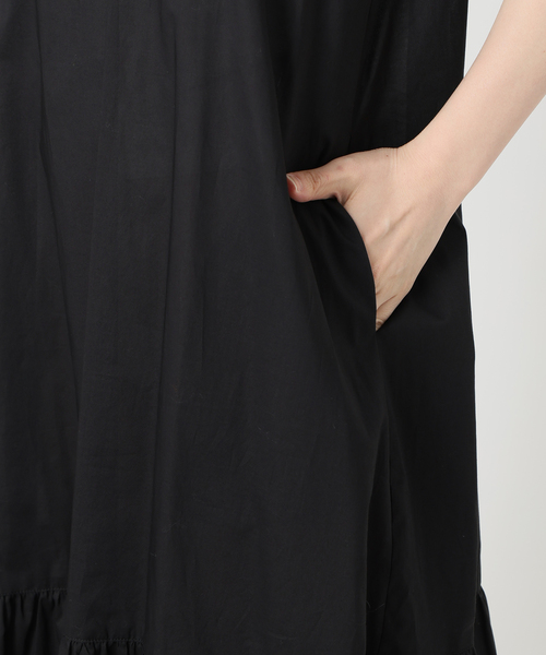 Spick & Span（スピックアンドスパン）の「《追加》ローンティアードマキシワンピース（ワンピース・レディース・ブラウン/ブラック・FREE）」の11枚目の写真