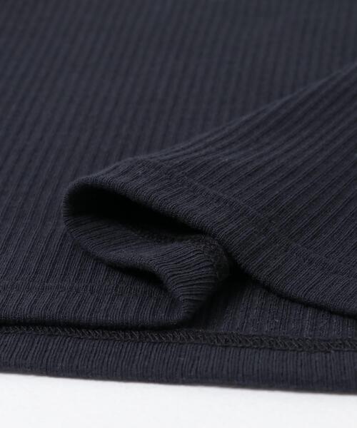 URBAN RESEARCH(アーバンリサーチ)の「new basic SIDE SLIT RIB TOPS(タンクトップ・レディース・ネイビー/オフホワイト・FREE)」の9枚目の写真