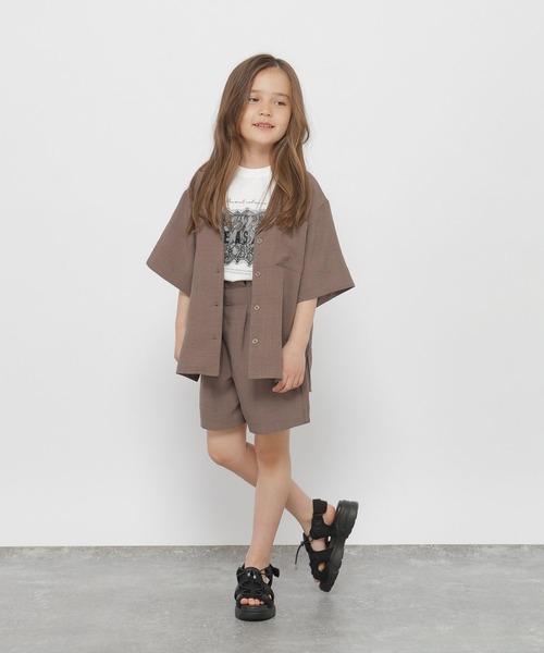 GLOBAL WORK（グローバルワーク）の「リネンライクキュロット/637985（その他パンツ・キッズ・ブラック/アイボリー/ブラウン/ミント/ブルー・140cm/130cm/160cm/150cm）」の11枚目の写真