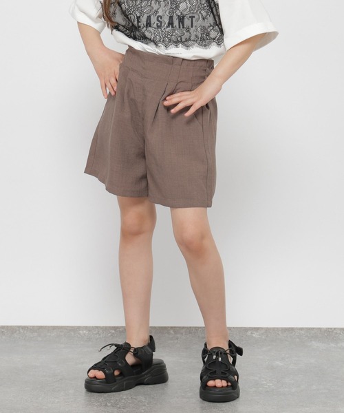 GLOBAL WORK（グローバルワーク）の「リネンライクキュロット/637985（その他パンツ・キッズ・ブラック/アイボリー/ブラウン/ミント/ブルー・140cm/130cm/160cm/150cm）」の13枚目の写真