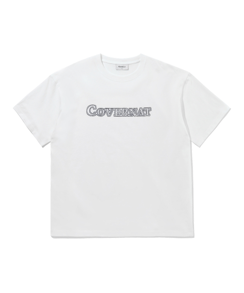 COVERNAT(カバーナット)の「ネオンロゴグラフィックTシャツホワイト(Tシャツ/カットソー・レディース・その他・X-SMALL/SMALL/MEDIUM/LARGE/X-LARGE/XX-LARGE)」の1枚目の写真