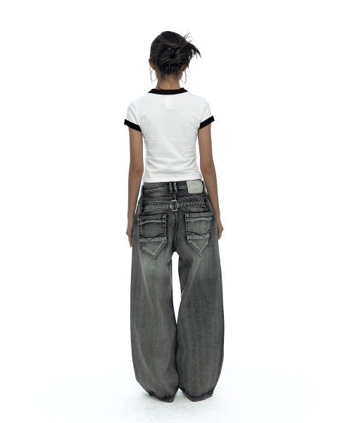 KASHIKO(カシコ)の「Lace Embroidered Ringer Tee White(Tシャツ/カットソー・レディース・その他・MEDIUM/SMALL)」の8枚目の写真