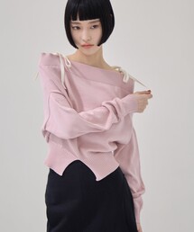 TAN | 【TAN/タン】《STUDIOUS別注》別注2WAY BORELO KNIT TOPS/ツーウェイボレロニットトップ/ウォッシャブルニット(ニット/セーター)