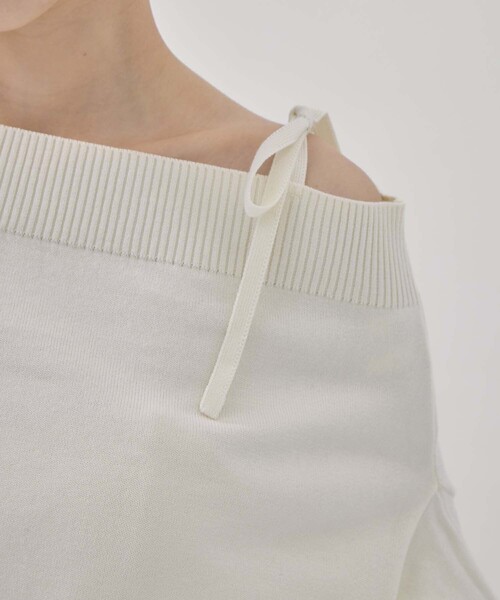 TAN/タン】《STUDIOUS別注》別注2WAY BORELO KNIT TOPS/ツーウェイ