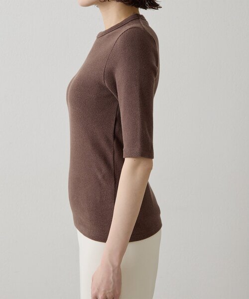 Whim Gazette(ウィムガゼット)の「ヴィンテージテレコTシャツ(Tシャツ/カットソー・レディース・カーキ/オフホワイト/ブラウン/ベージュ・FREE)」の14枚目の写真