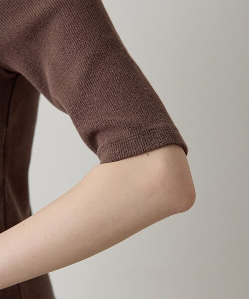 Whim Gazette(ウィムガゼット)の「ヴィンテージテレコTシャツ(Tシャツ/カットソー・レディース・カーキ/オフホワイト/ブラウン/ベージュ・FREE)」の17枚目の写真