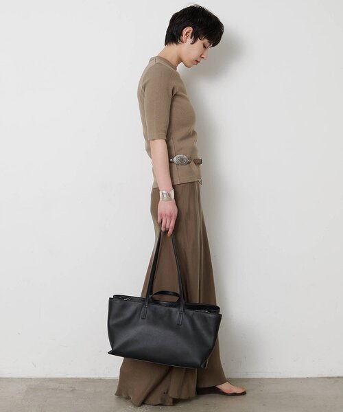 Whim Gazette(ウィムガゼット)の「ヴィンテージテレコTシャツ(Tシャツ/カットソー・レディース・カーキ/オフホワイト/ブラウン/ベージュ・FREE)」の9枚目の写真