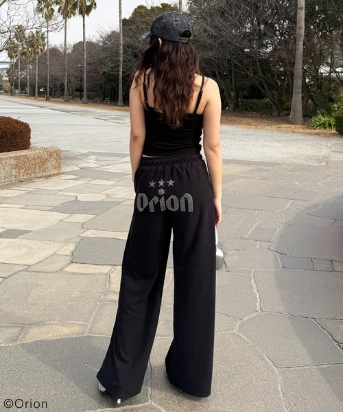 SPIRALGIRL(スパイラルガール)の「【Orion/オリオン】ラインストーンロゴパイルパンツ(その他パンツ・レディース・ベージュ/ブラック・FREE)」の20枚目の写真