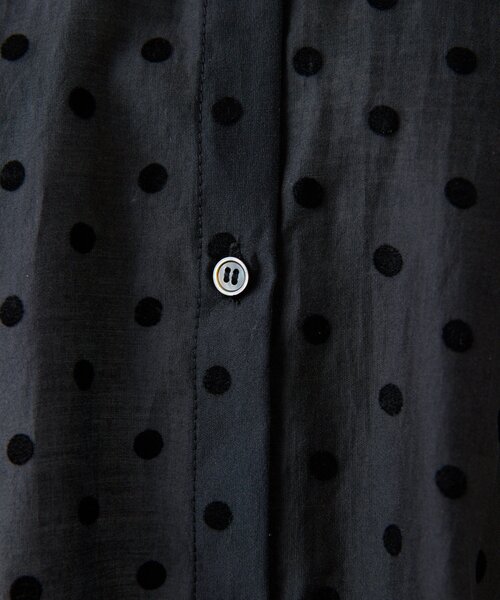 ear PAPILLONNER(イアパピヨネ)の「バックドロストシアーシャツ【SUM1 STYLE】(シャツ/ブラウス・レディース・ブラック・FREE)」の4枚目の写真