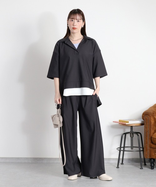 セール】ファンクションセットアップ〈シャツドッキングプルオーバー＋