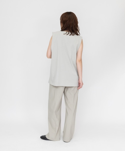 meeny miny(ミーニーマイニー)の「【meeny miny】【日本製/接触冷感/360°ストレッチ】【伸洗シリーズ】脚軽(あしかる)easyパンツ(その他パンツ・レディース・チャコールグレー/グレー/ブラック・SMALL/MEDIUM/LARGE)」の9枚目の写真