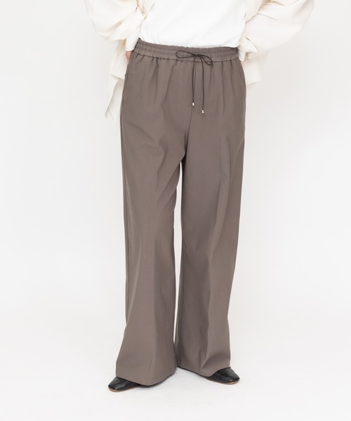 meeny miny(ミーニーマイニー)の「【meeny miny】【日本製/接触冷感/360°ストレッチ】【伸洗シリーズ】脚軽(あしかる)easyパンツ(その他パンツ・レディース・チャコールグレー/グレー/ブラック・SMALL/MEDIUM/LARGE)」の5枚目の写真